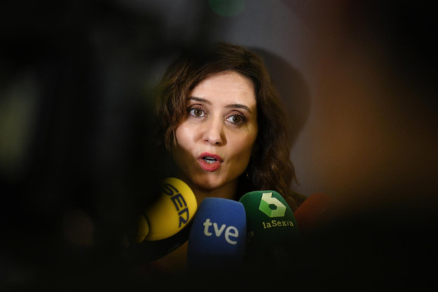 La presidenta de la Comunidad de Madrid, Isabel Díaz Ayuso