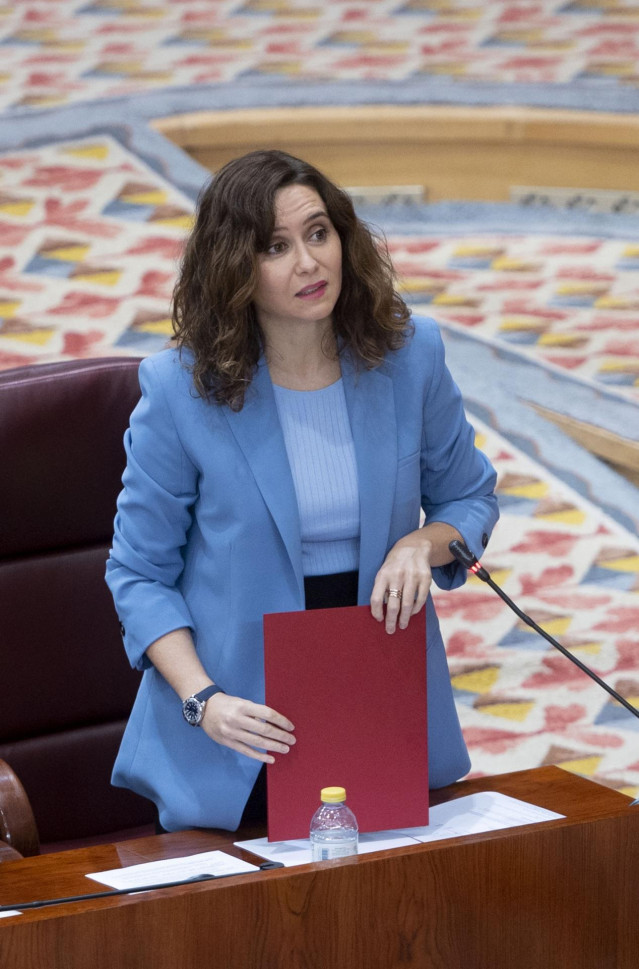Isabel Díaz Ayuso, presidenta de la Comunidad de Madrid