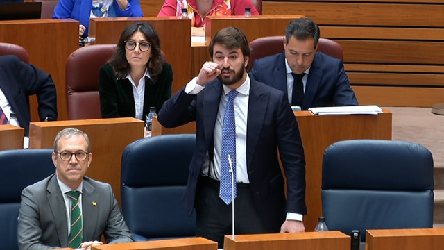 El vicepresidente de la Junta, Juan García-Gallardo, aclara el gesto del que le acusan