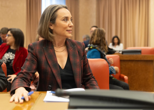 La secretaria general del PP, Cuca Gamarra, durante el segundo día de las Jornadas Parlamentarias 