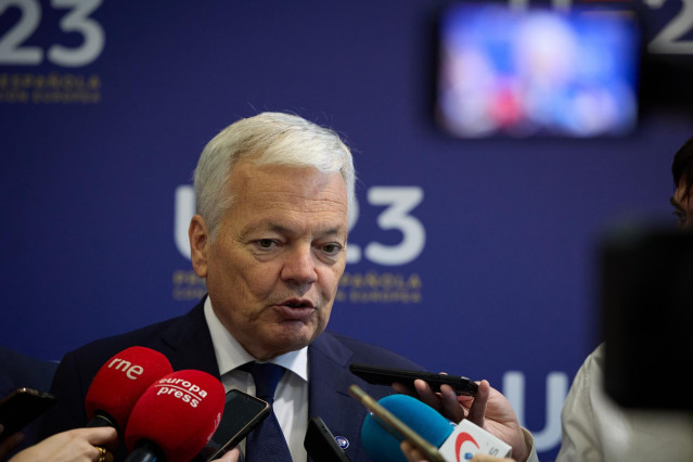 El comisario de Justicia de la Unión Europea, Didier Reynders,