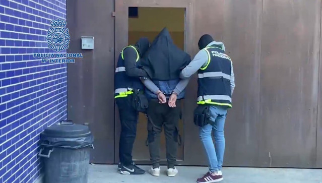 Imagen de uno de los detenidos