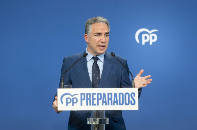 Archivo - El coordinador general del PP, Elías Bendodo