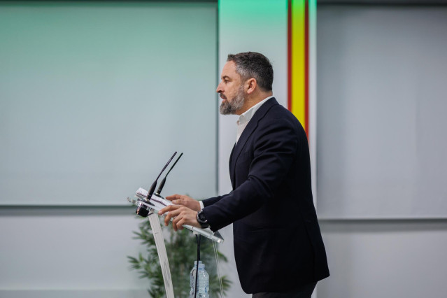 El líder de Vox, Santiago Abascal.