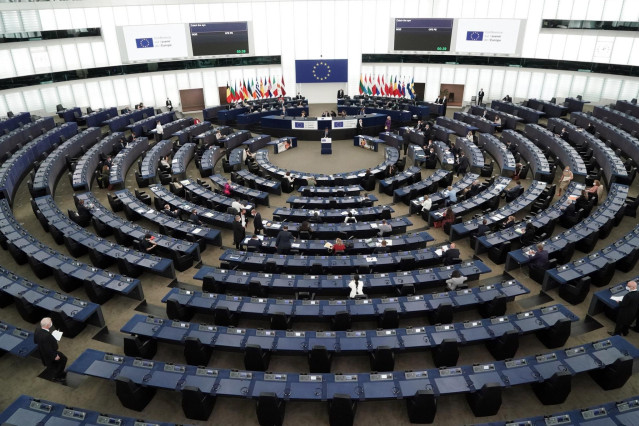 Archivo - Pleno del Parlamento Euorpeo