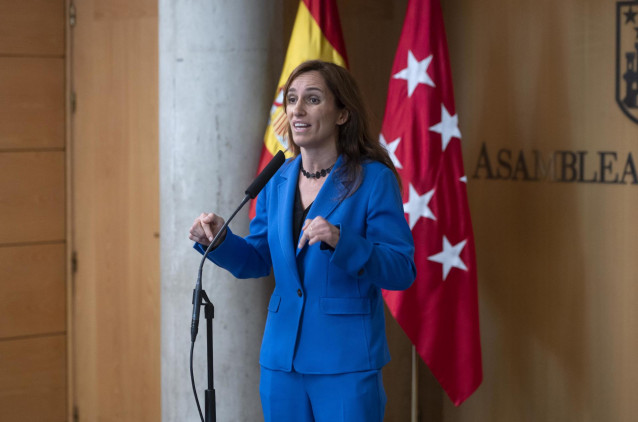 La portavoz de Más Madrid en la Asamblea de Madrid, Mónica García. Archivo.