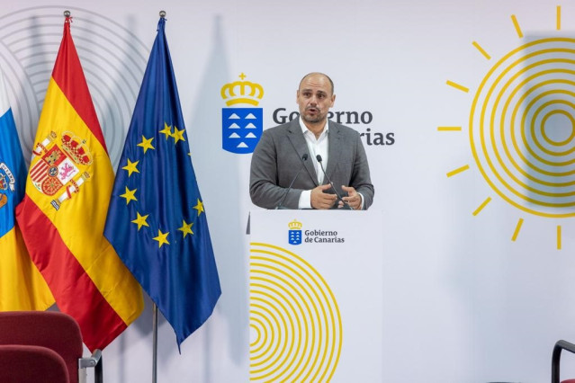 El portavoz del Gobierno de Canarias, Alfonso Cabello