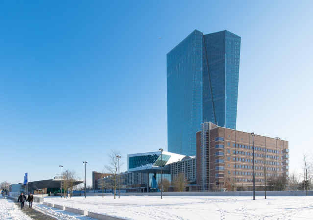 Archivo - Sede del Banco Central Europeo (BCE).