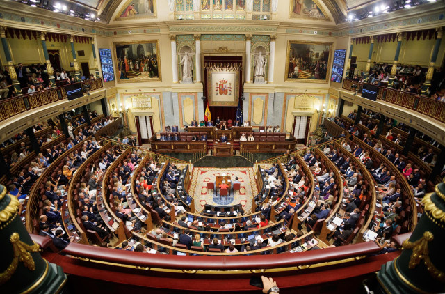 Archivo - Vista del Hemiciclo del Congreso de los Diputados el pasado 26 de septiembre de 2023, en Madrid (España).