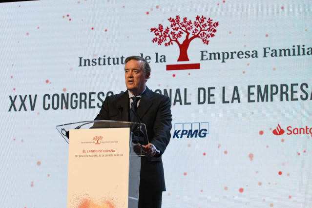 Archivo - El presidente del Instituto de la Empresa Familiar (IEF), Andrés Sendagorta