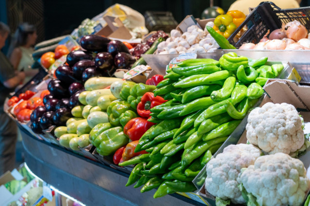Archivo - Puestos de alimentos