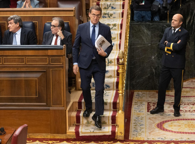 El presidente del Partido Popular, Alberto Núñez Feijóo