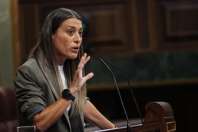 Archivo - La diputada de Junts, Miriam Noguera