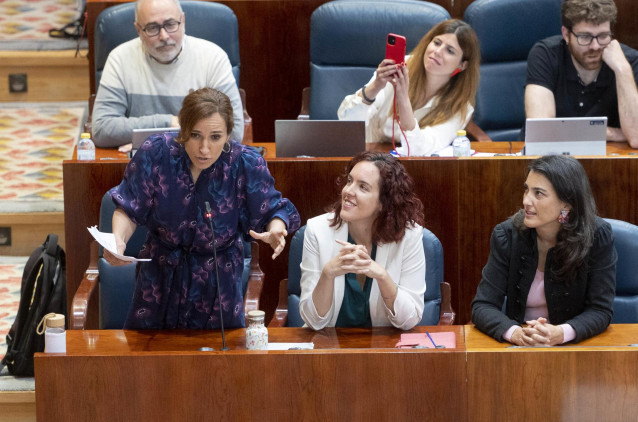 Archivo - La portavoz de Más Madrid en la Asamblea de Madrid, Mónica García. Archivo.