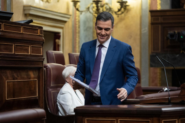 El presidente del Gobierno en funciones y candidato a la reelección, Pedro Sánchez.