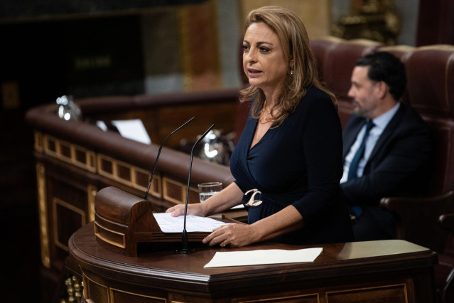 La representante de Coalición Canaria (CC) en el Congreso, Cristina Valido, a 16 de noviembre de 2023, en Madrid (España).