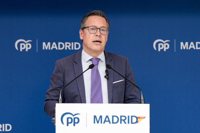 El secretario general del PP de Madrid, Alfonso Serrano.