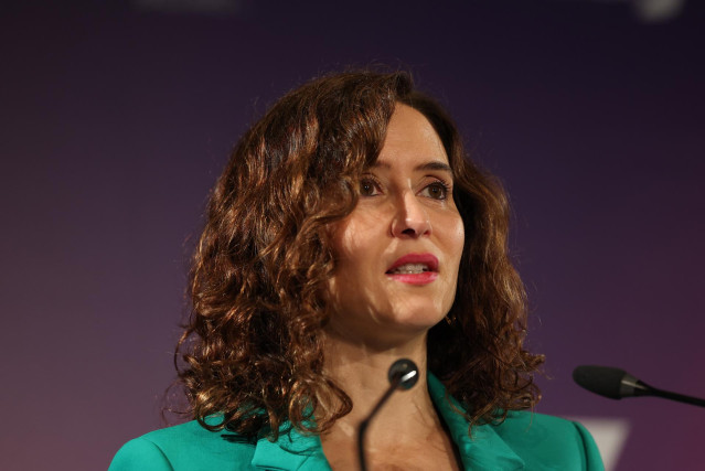 La presidenta de la Comunidad de Madrid, Isabel Díaz Ayuso