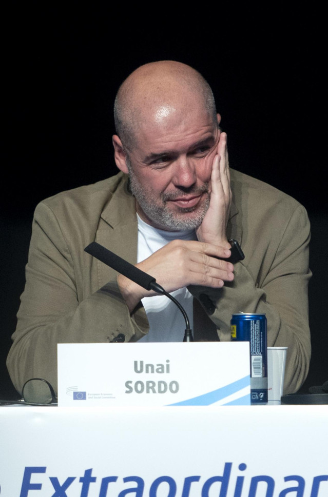 El secretario general de CCOO, Unai Sordo