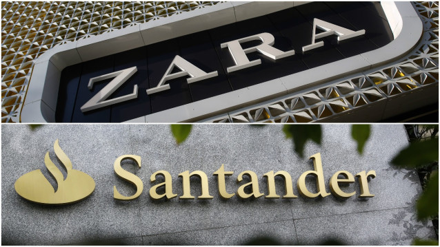 Archivo - Montaje Zara y Santander
