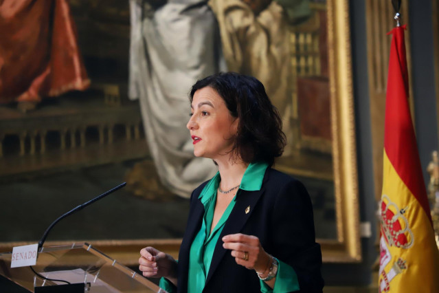 Archivo - La portavoz del PSOE en el Senado, Eva Granados.