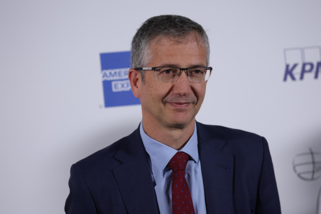 Archivo - El gobernador del Banco de España, Pablo Hernández de Cos, en una imagen de archivo.