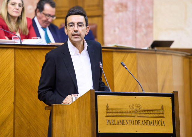 El parlamentario del PSOE-A Mario Jiménez, en una foto de archivo en el Parlamento.