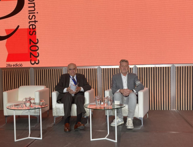 El presidente de Saba, Salvador Alemany, y el ceo de Seat y Cupra, Wayne Griffiths.