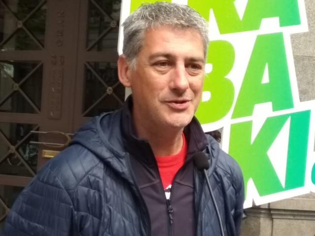 Archivo - Oskar Matute, cabeza de lista de EH Bildu al Congreso por Bizkaia