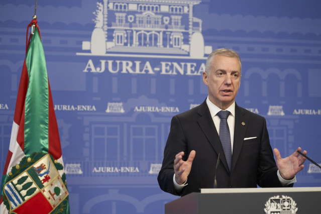 El lehendakari, Iñigo Urkullu, en Lehendakaritza