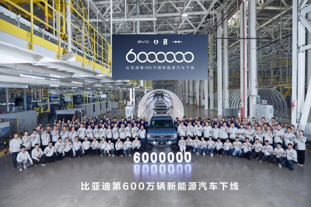 6 Millones De Vehículos Enchufables Producidos Por BYD.