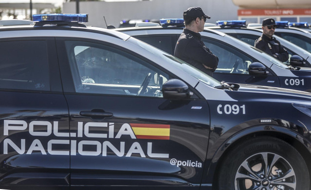Varios Agentes de la Policía Nacional durante una operación.