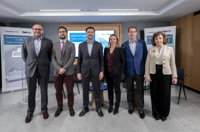 ‘Perspectivas inmobiliarias en 2024: análisis y tendencias del sector’,  organizado por Europa Press en colaboración con Trescom para Solvia.
