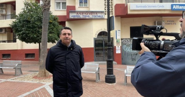 El secretario de Relaciones Institucionales de la Ejecutiva Provincial del PSOE y senador, Amaro Huelva.