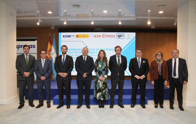 Participantes en el encuentro empresarial entre España y Honduras