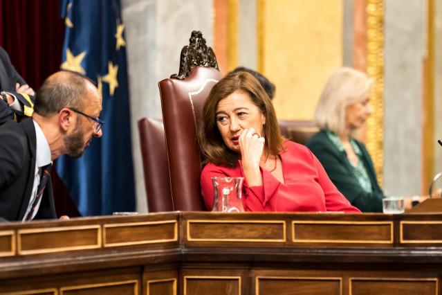 La presidenta del Congreso, Francina Armengol, en una imagen de achivo