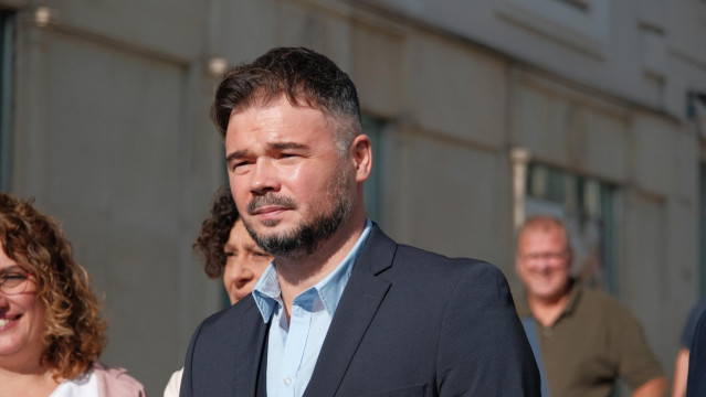 Archivo - El portavoz de ERC en el Congreso, Gabriel Rufián.