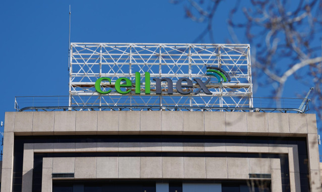 Archivo - Fachada de la sede de Cellnex, a 13 de marzo de 2023, en Madrid (España).