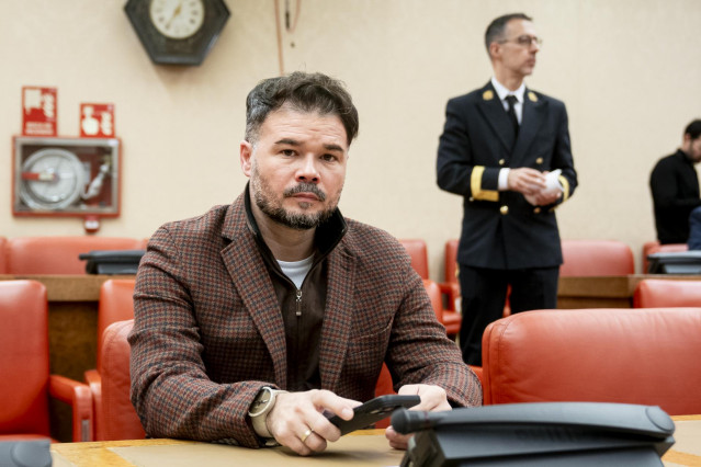 El portavoz de ERC, Gabriel Rufián.