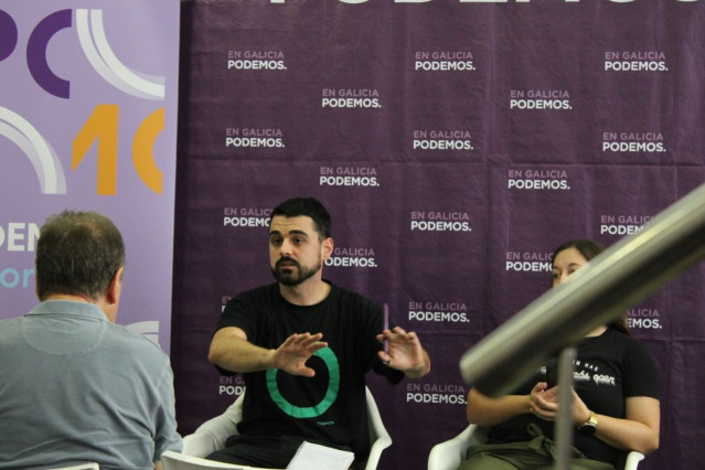 El coordinador nacional de Podemos Galicia, Borja San Ramón.