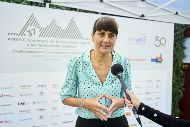 Archivo - María González Veracruz, secretaria de Estado de Telecomunicaciones e Infraestructuras Digitales, en el '37º Encuentro AMETIC de la Economía Digital y las Telecomunicaciones'