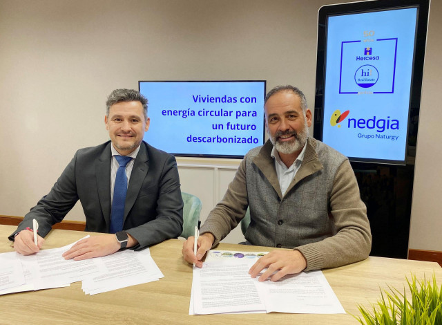 Nedgia se alía a Hercesa para impulsar la penetración de los gases renovables en las viviendas residenciales