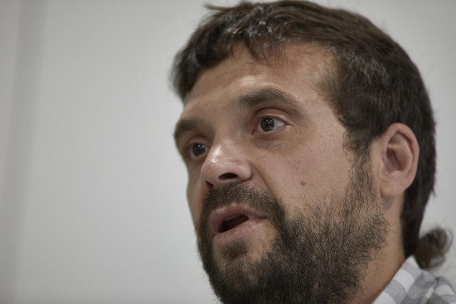 Archivo - El nuevo secretario general de Podemos Comunidad de Madrid, Jesús Santos