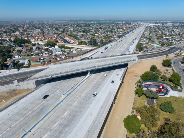 OHLA anuncia la inauguración de la I-405 en California, uno de 