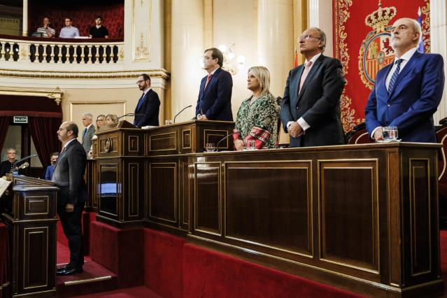 Archivo - El nuevo presidente, Pedro Rollán, durante la Sesión Constitutiva, en la Sesión Constitutiva, en el hemiciclo de la Cámara Alta, a 17 de agosto de 2023, en Madrid (España). El Congreso de los Diputados y el Senado surgidos de las elecciones gene