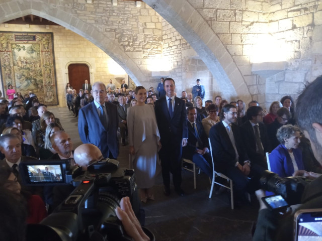 Acto institucional en el Palacio de la Almudaina.