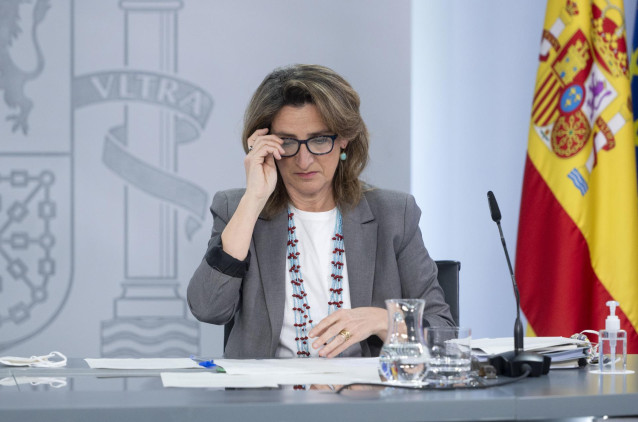 Archivo - La vicepresidenta tercera y ministra para la Transición Ecológica y el Reto Demográfico, Teresa Ribera
