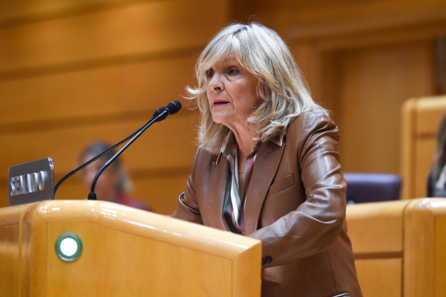 Archivo - Imagen de archivo de la senadora de UPN, María Caballero