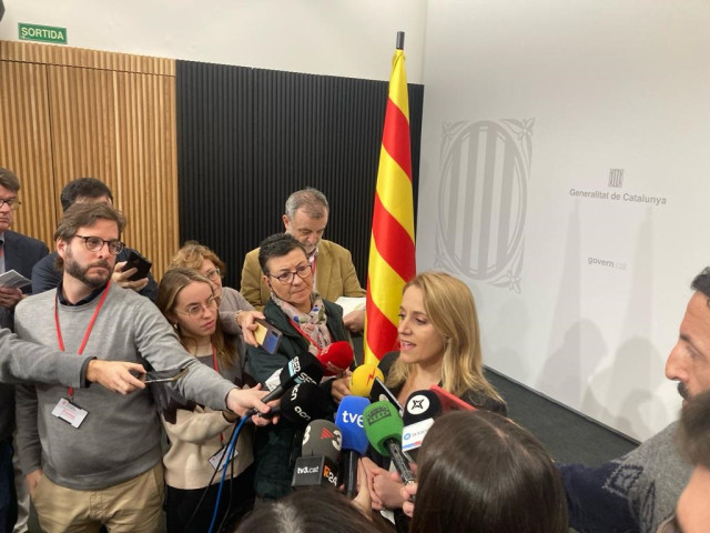 La consellera de Economía y Hacienda de la Generalitat, Natàlia Mas.