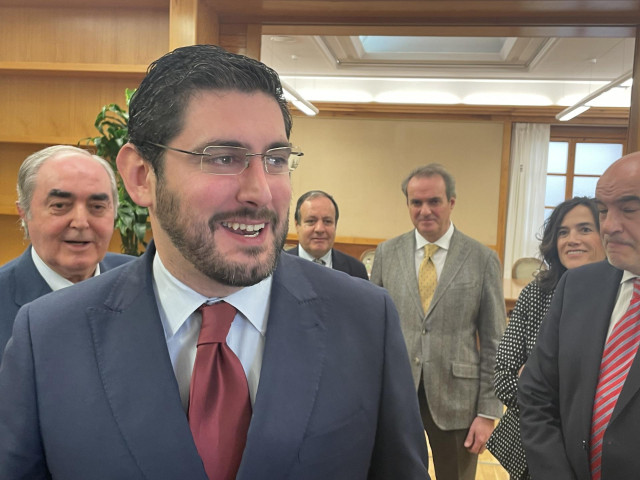 El vicepresidente primero del Gobierno de Aragón y presidente de VOX en Teruel, Alejandro Nolasco.